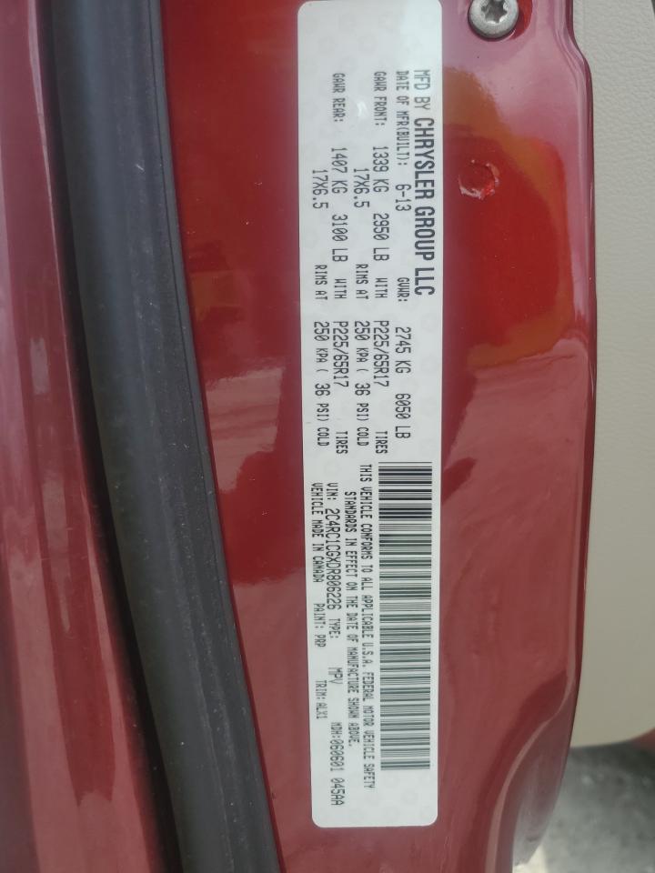 2013 Chrysler Town & Country Touring L VIN: 2C4RC1CGXDR806226 Lot: 81826915