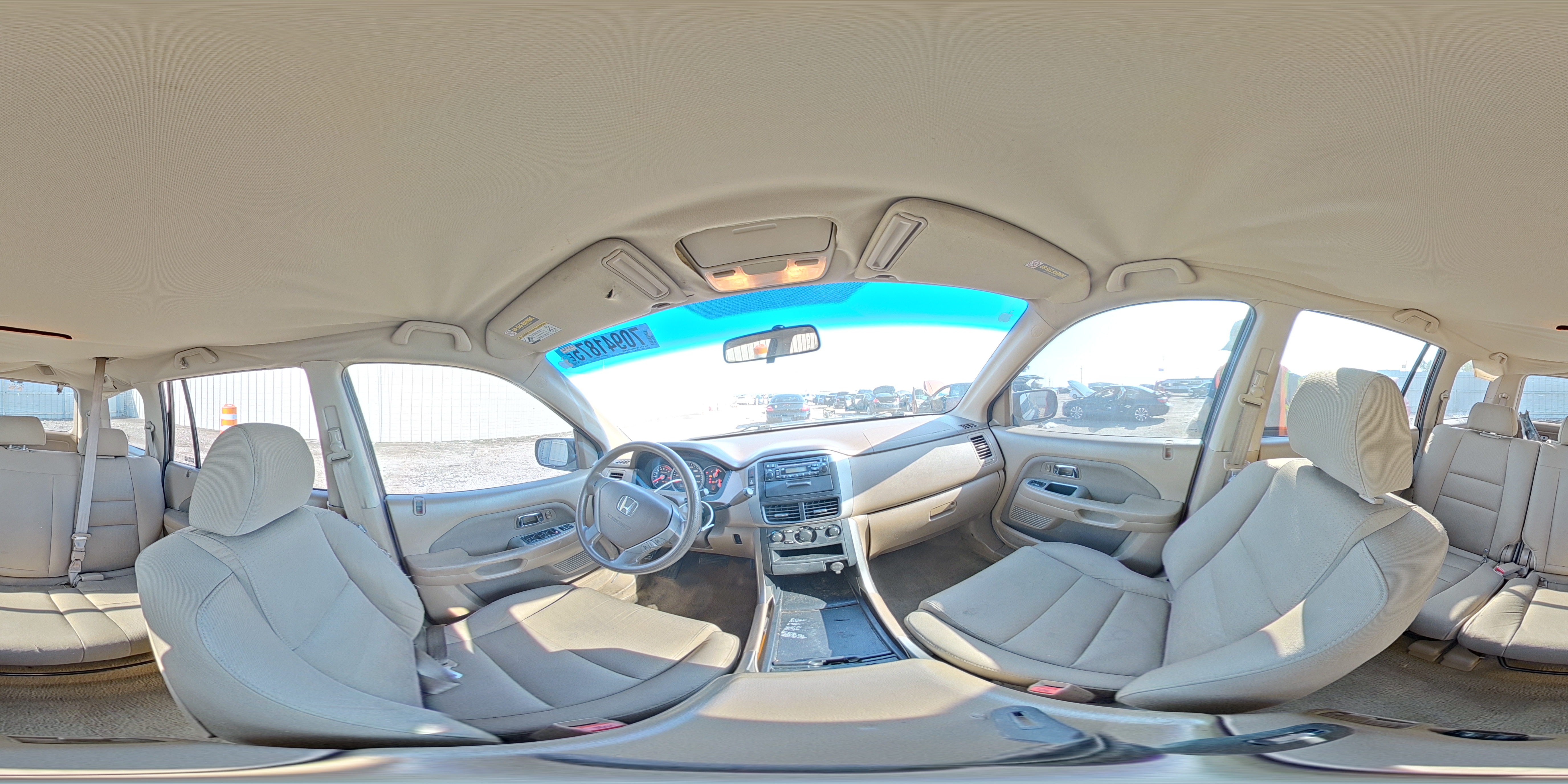 2007 Honda Pilot Lx VIN: 5FNYF18147B018968 Lot: 70941875