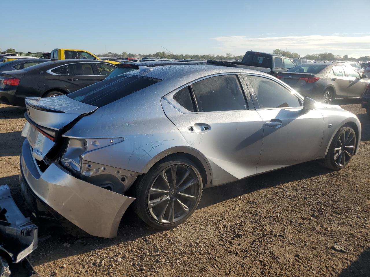 2022 Lexus Is 350 F Sport silver null gas JTHGZ1B26N5050824 photo #4