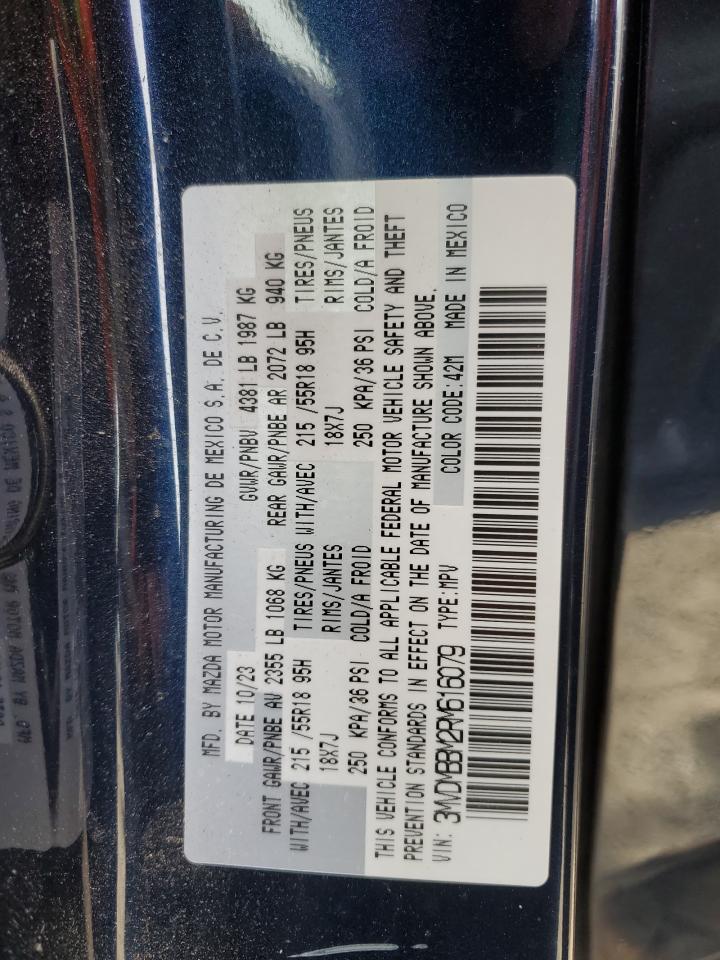 2024 Mazda Cx-30 Select VIN: 3MVDMBBM2RM616079 Lot: 80935205