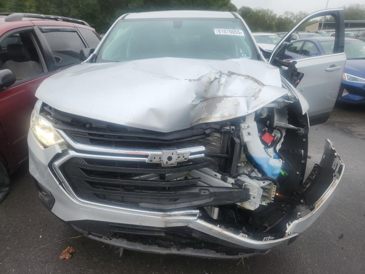 2018 Chevrolet Traverse Ls VIN: 1GNERFKWXJJ102389 Lot: 81070055