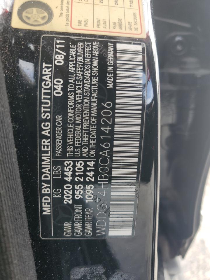 2012 Mercedes-Benz C 250 VIN: WDDGF4HB0CA614206 Lot: 81440385