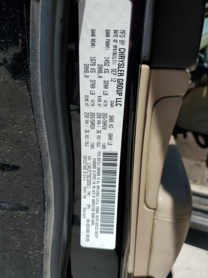 2013 Jeep Grand Cherokee Overland VIN: 1C4RJFCT9DC525611 Lot: 71896095