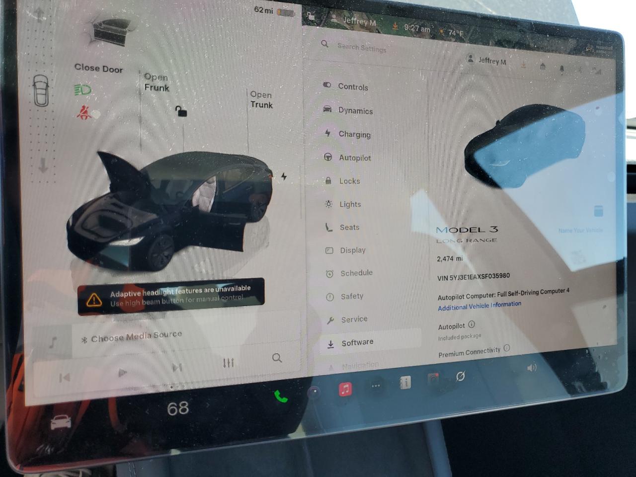 2025 Tesla Model 3 VIN: 5YJ3E1EAXSF035980 Lot: 81628335