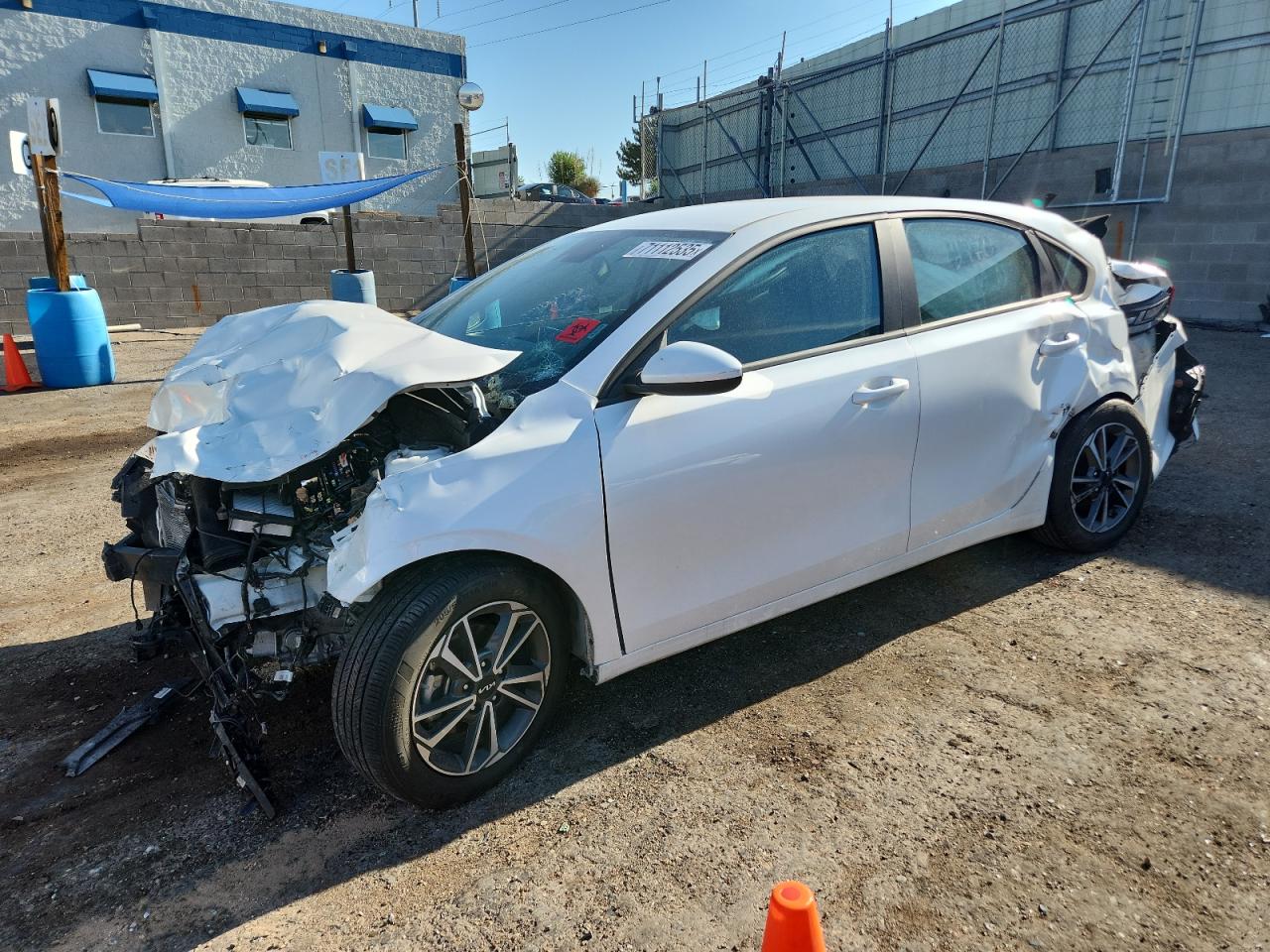 2023 Kia Forte Lx white null gas 3KPF24ADXPE586575 photo #1