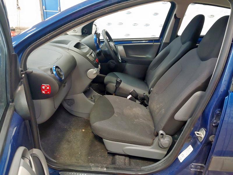 2007 TOYOTA AYGO BLUE
