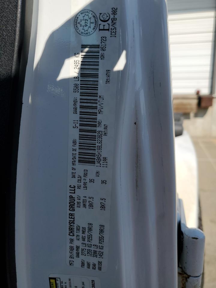 2011 Jeep Wrangler Unlimited Sahara VIN: 1J4BA5H18BL623829 Lot: 81040005