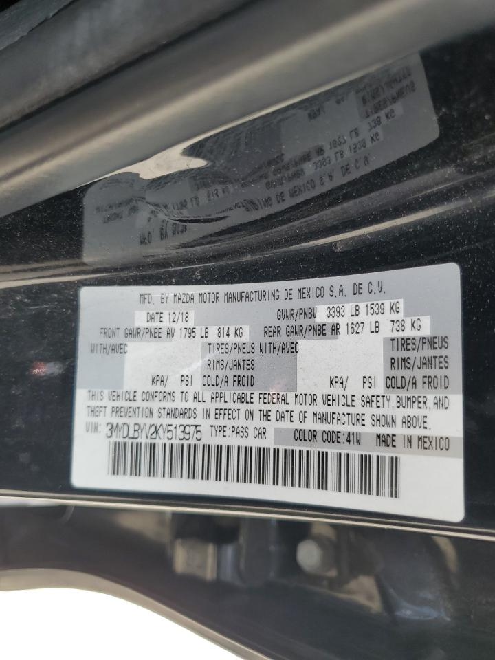 2019 Toyota Yaris L VIN: 3MYDLBYV2KY513975 Lot: 82171585