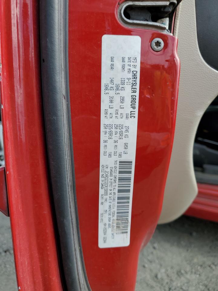 2012 Dodge Grand Caravan Sxt VIN: 2C4RDGCG3CR158999 Lot: 83775385