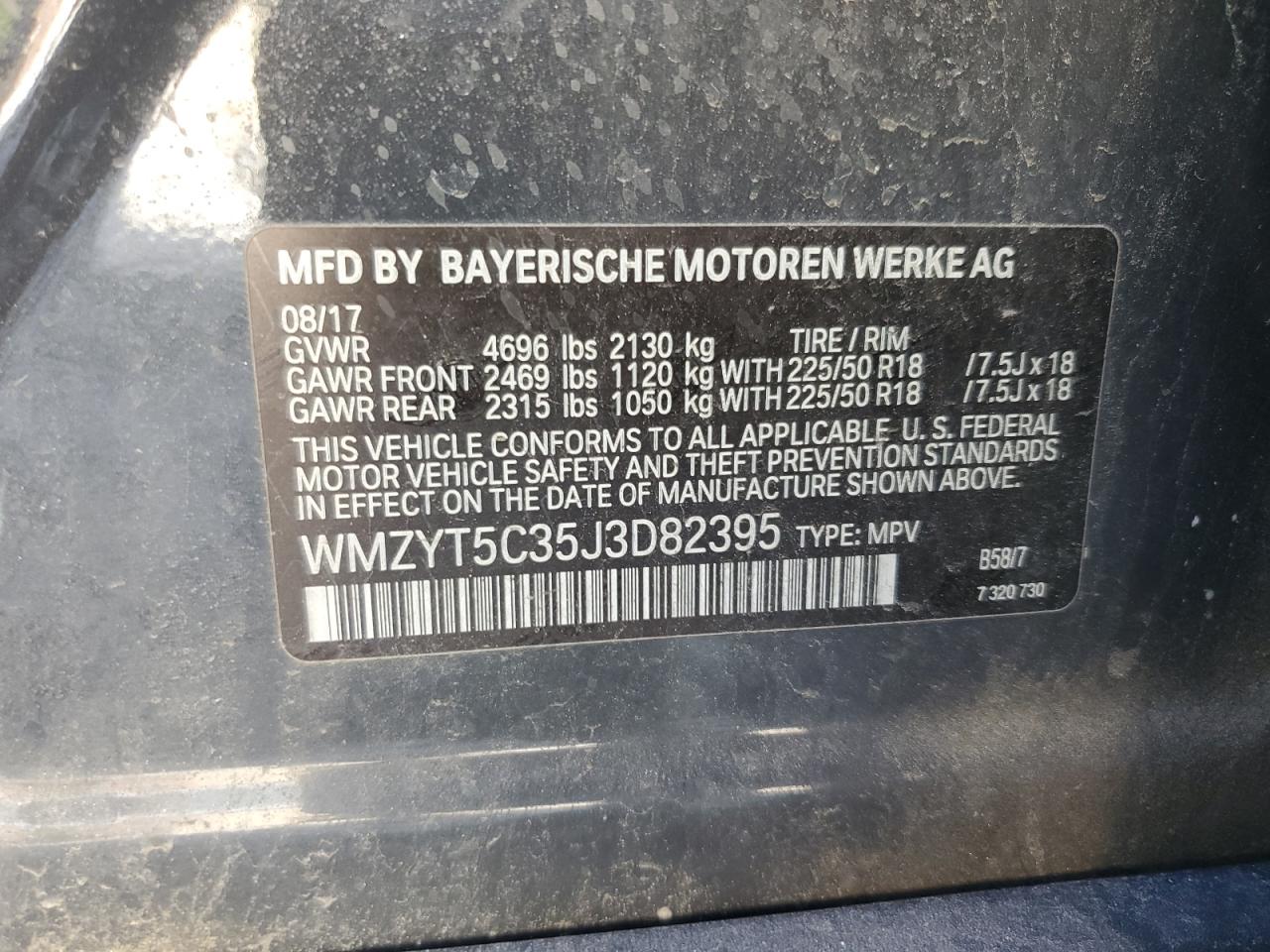 2018 Mini Cooper S Countryman All4 VIN: WMZYT5C35J3D82395 Lot: 81315135
