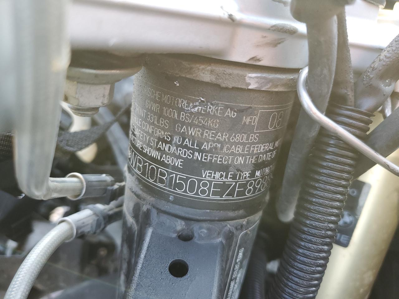 2014 BMW F800 Gs Adventure VIN: WB10B1508EZF89889 Lot: 80746435