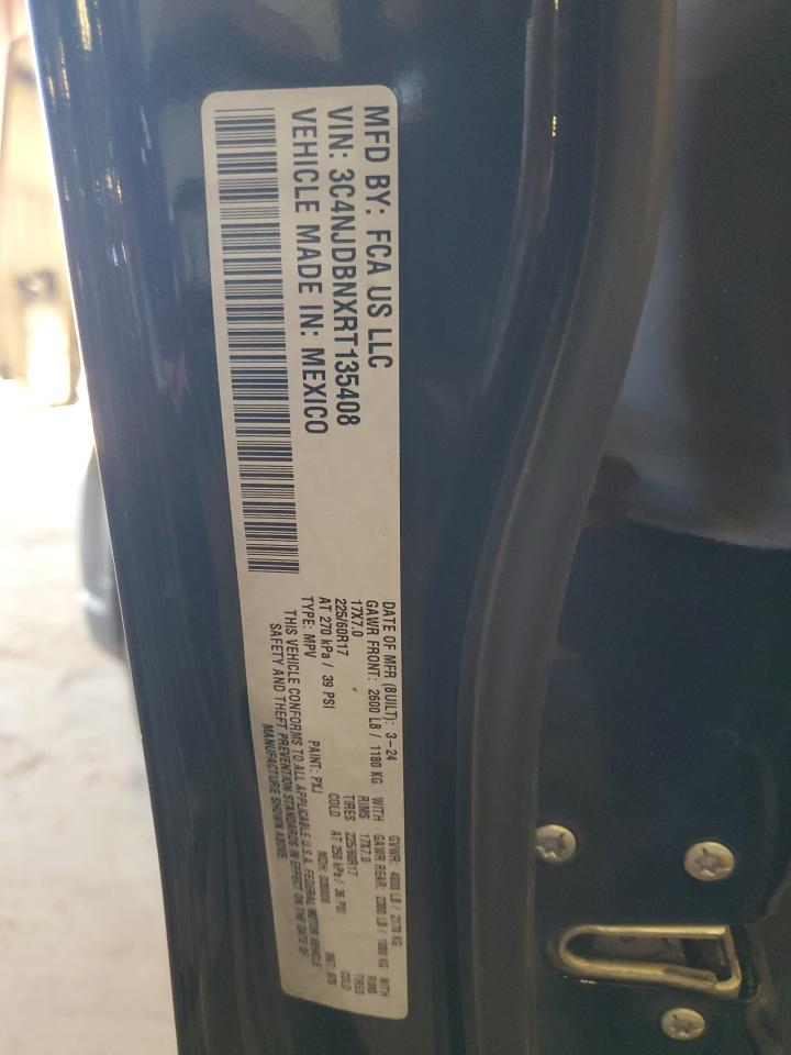 2024 Jeep Compass Latitude VIN: 3C4NJDBNXRT135408 Lot: 71826285