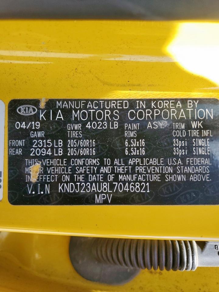 2020 Kia Soul Lx VIN: KNDJ23AU8L7046821 Lot: 84268615