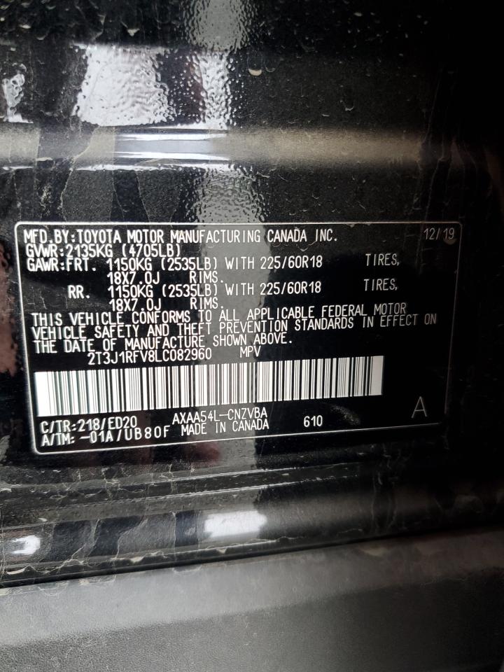 2020 Toyota Rav4 Adventure VIN: 2T3J1RFV8LC082960 Lot: 81097685