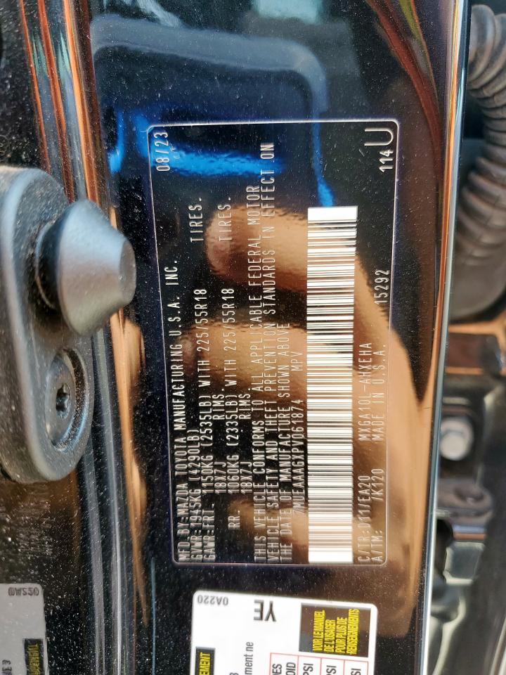 2023 Toyota Corolla Cross Xle VIN: 7MUEAAAGXPV061874 Lot: 80654065