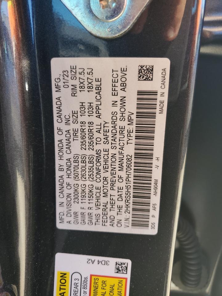 2023 Honda Cr-V Sport VIN: 2HKRS5H51PH706082 Lot: 83889755