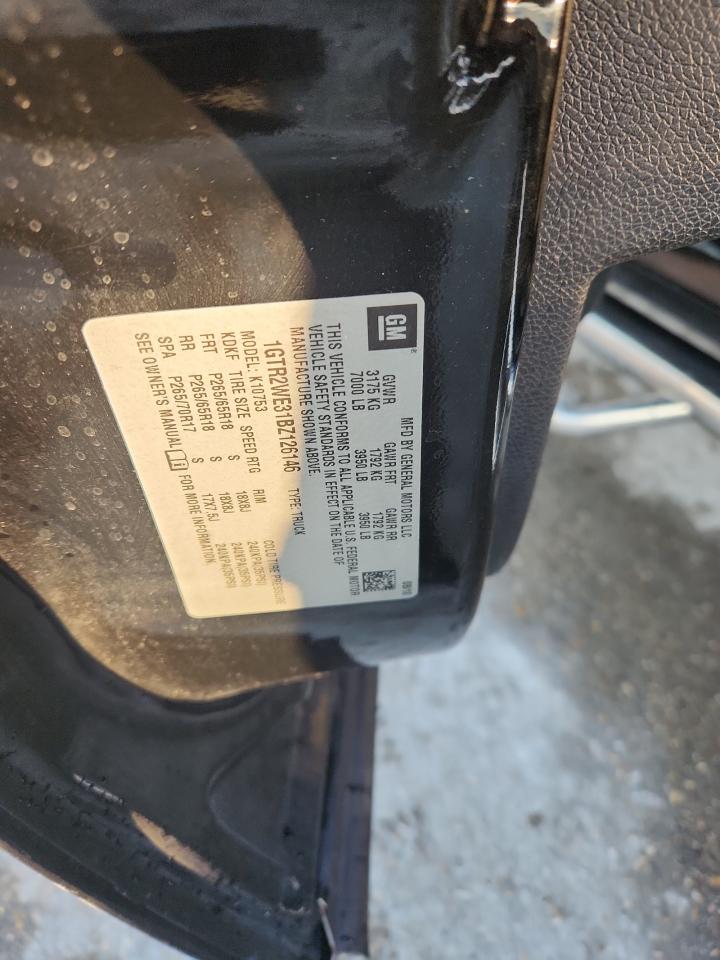 2011 GMC Sierra K1500 Slt VIN: 1GTR2WE31BZ126146 Lot: 81067265