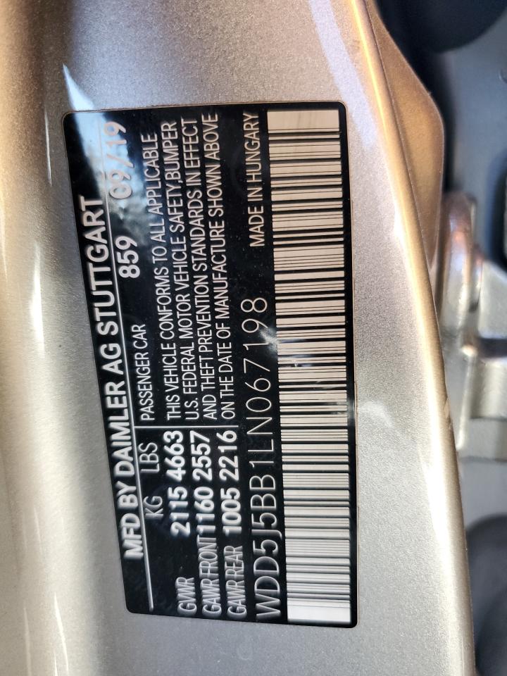 2020 Mercedes-Benz Cla Amg 35 4Matic VIN: WDD5J5BB1LN067198 Lot: 71062045