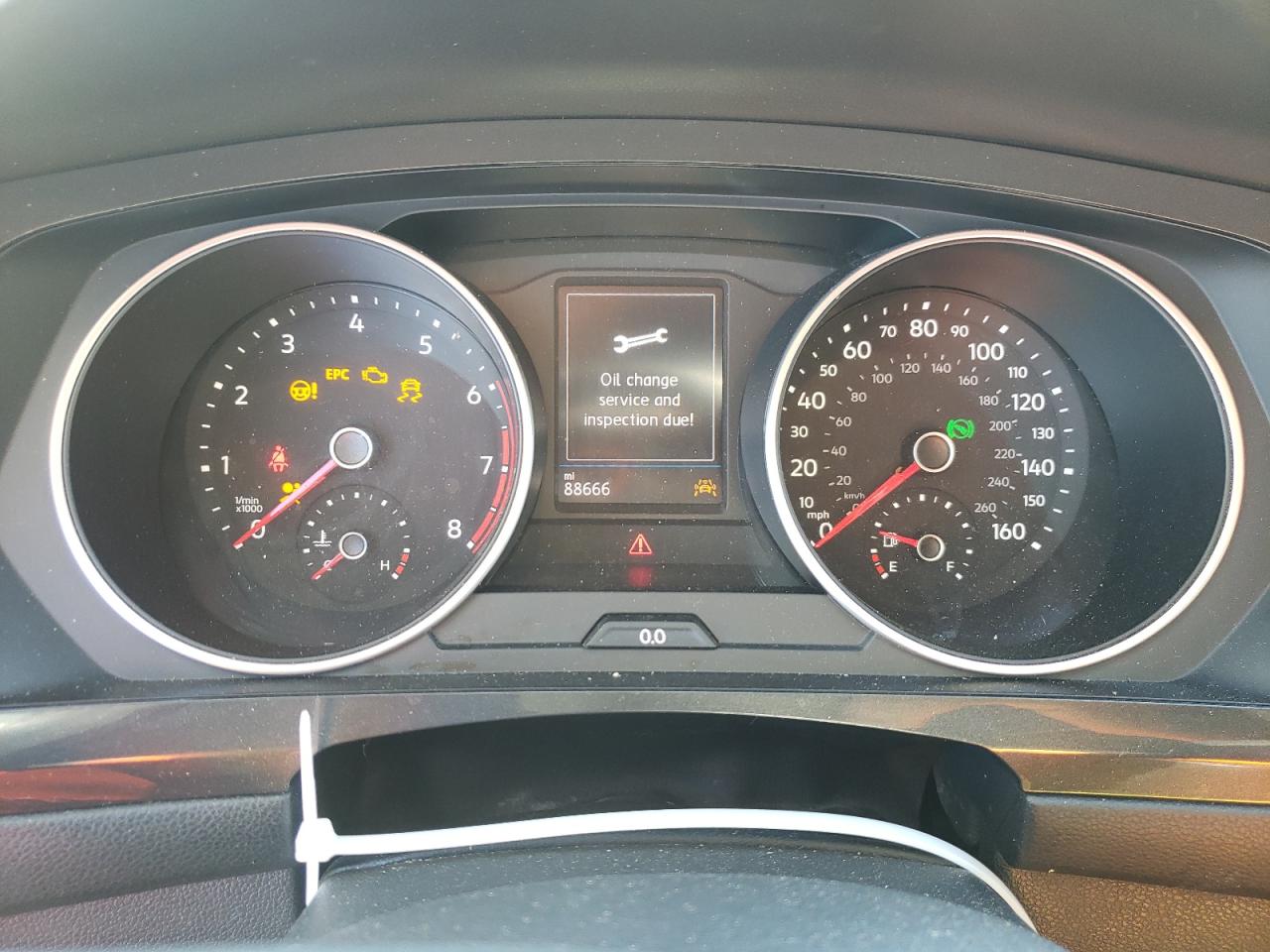 2019 Volkswagen Tiguan Se VIN: 3VV2B7AX9KM077667 Lot: 81080055