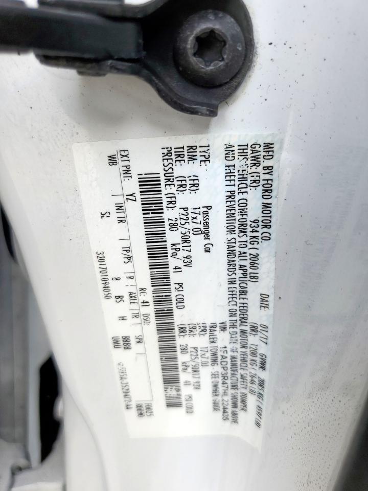 2017 Ford Focus Bev VIN: 1FADP3R47HL224435 Lot: 81564045