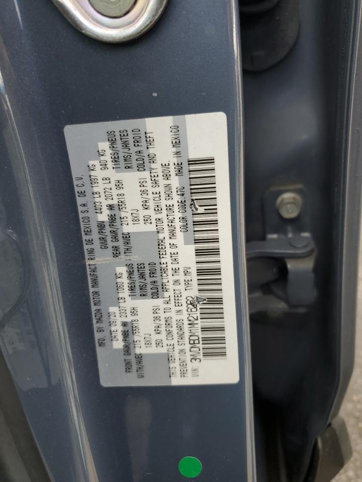 2021 Mazda Cx-30 Premium VIN: 3MVDMBDM1MM216262 Lot: 71359705