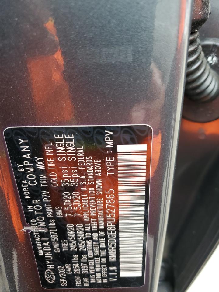 2023 Hyundai Palisade Limited VIN: KM8R5DGE8PU527865 Lot: 71984805