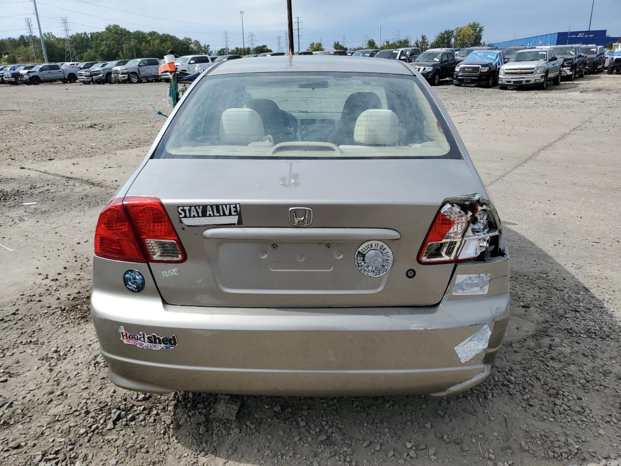 2004 Honda Civic VIN: 1HGES16554L016080 Lot: 80362355