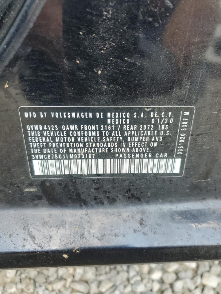 2020 Volkswagen Jetta S VIN: 3VWCB7BU1LM023107 Lot: 80462385