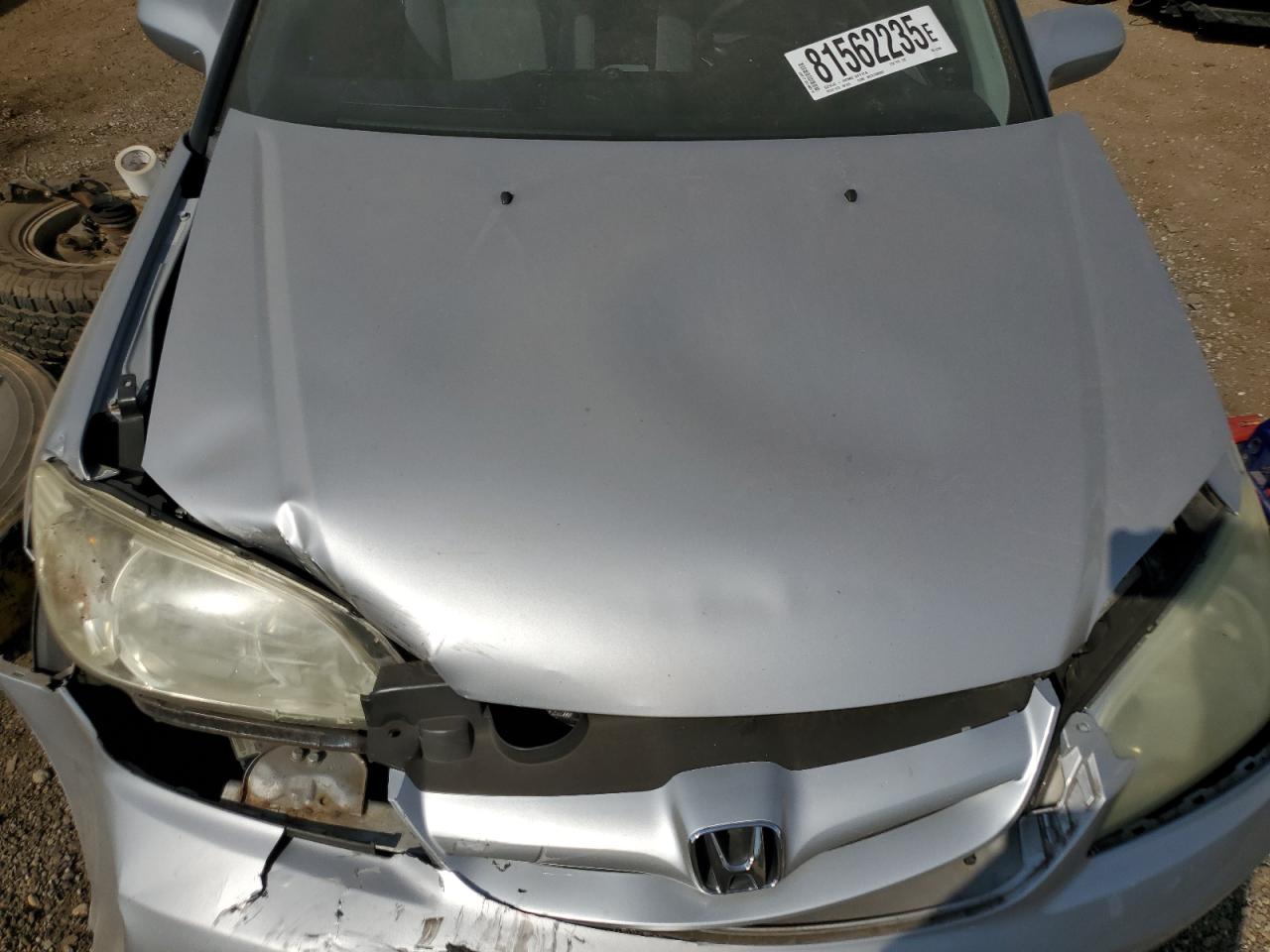 2004 Honda Civic Ex VIN: 2HGES26724H527380 Lot: 81562235