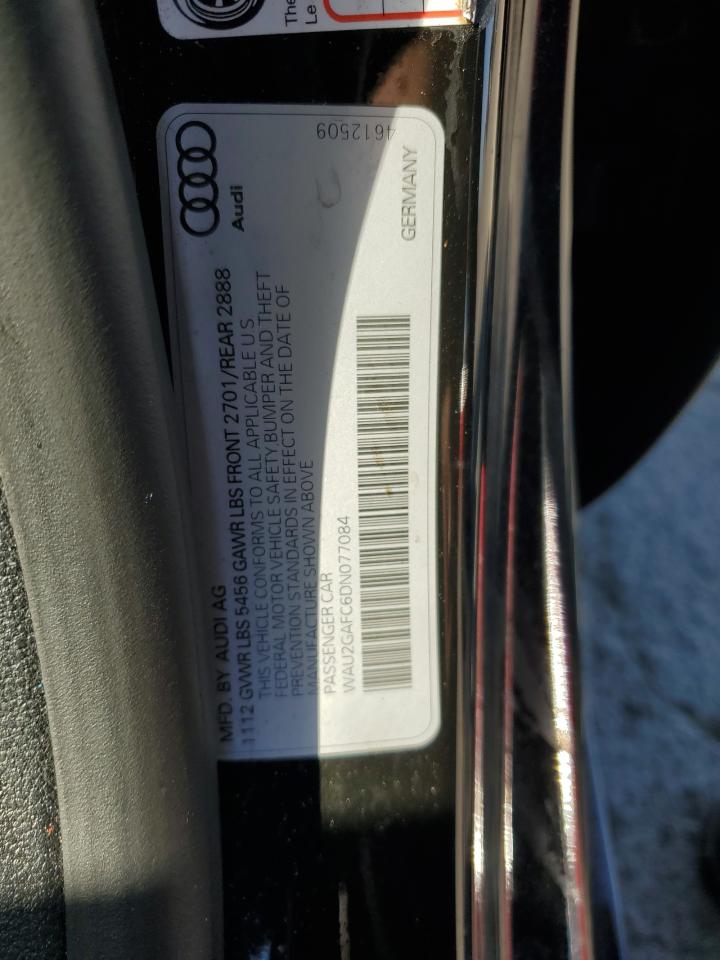 2013 Audi A7 Prestige VIN: WAU2GAFC6DN077084 Lot: 80073905