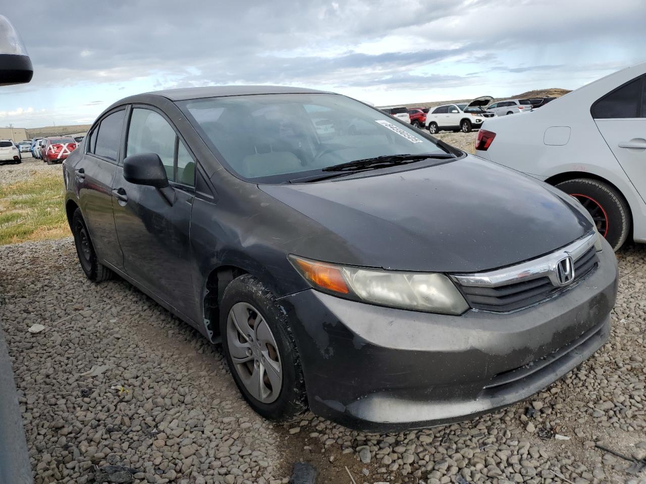 2012 Honda Civic Lx VIN: 19XFB2F5XCE345325 Lot: 84590505