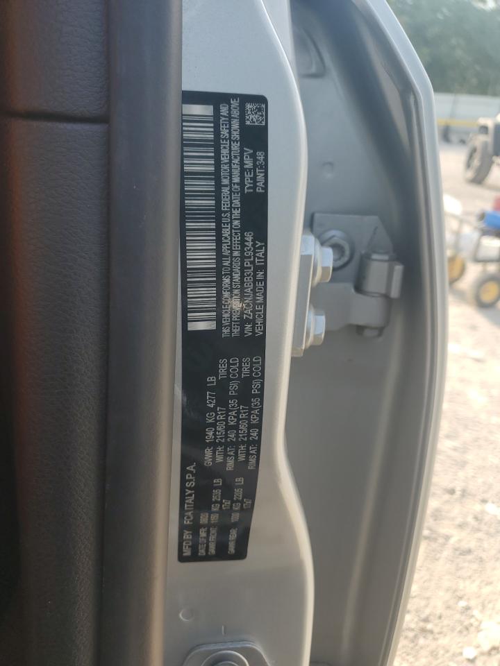 2020 Jeep Renegade Latitude VIN: ZACNJABB3LPL93446 Lot: 72050385