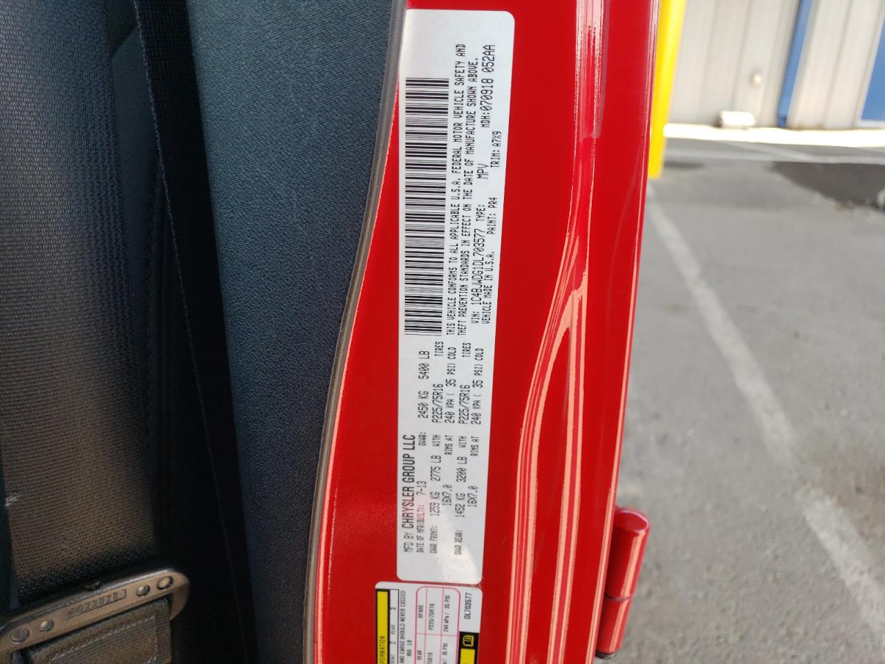 2013 Jeep Wrangler Unlimited Sport VIN: 1C4BJWDG1DL703577 Lot: 80643655