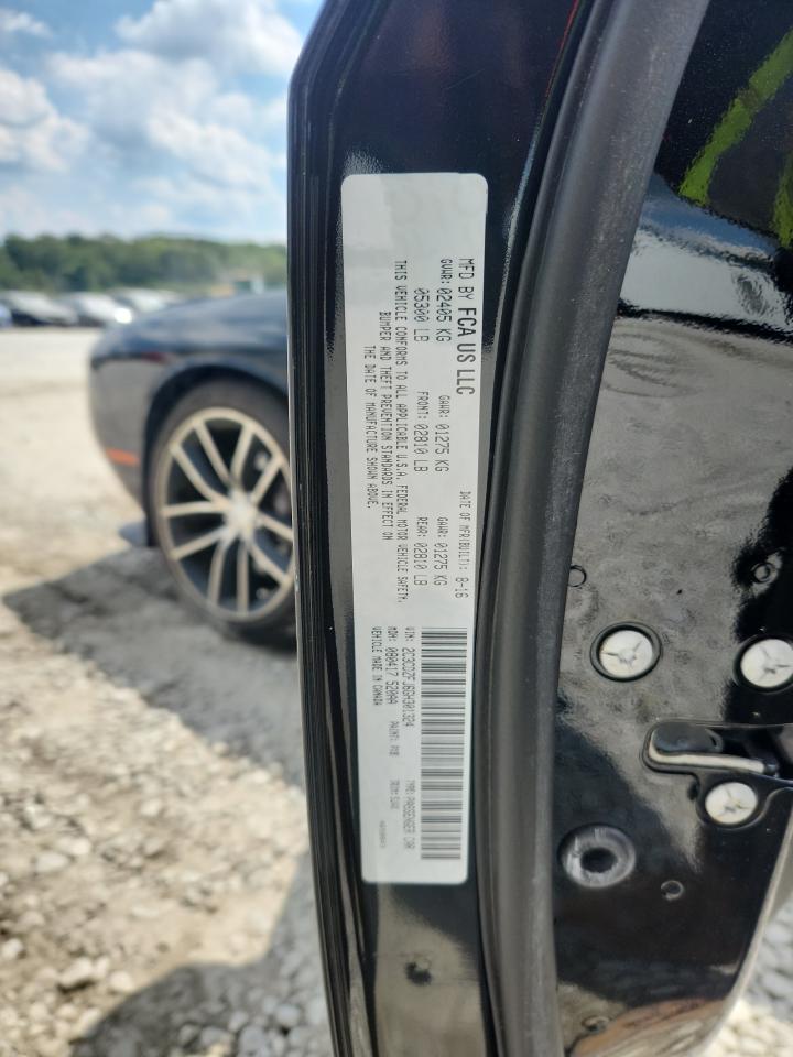 2016 Dodge Challenger R/T Scat Pack VIN: 2C3CDZFJ6GH301324 Lot: 71679635