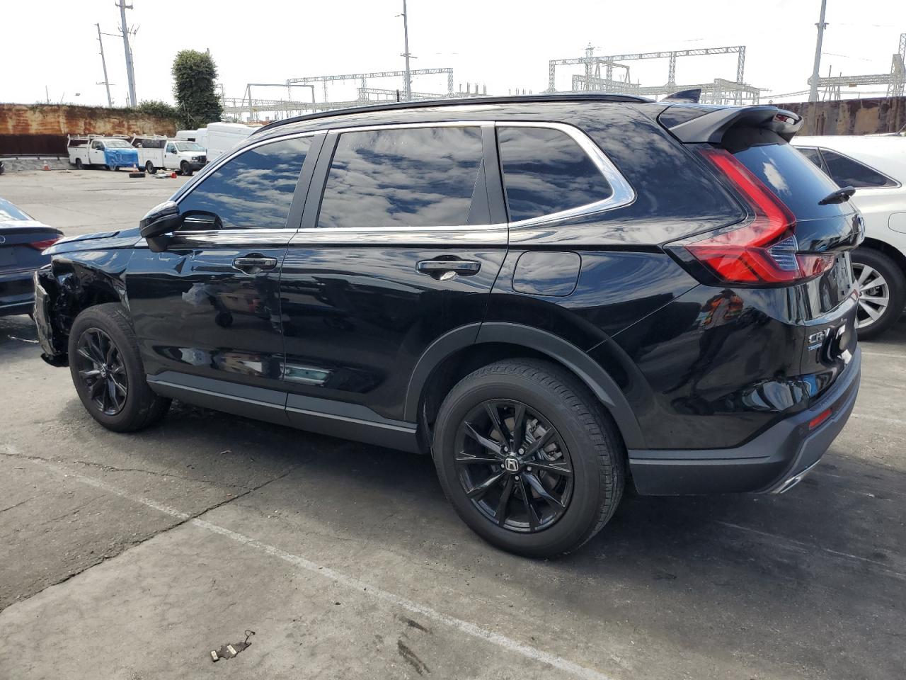 2025 Honda Cr-V Sport-L black null hybrid 2HKRS6H8XSH801247 photo #3