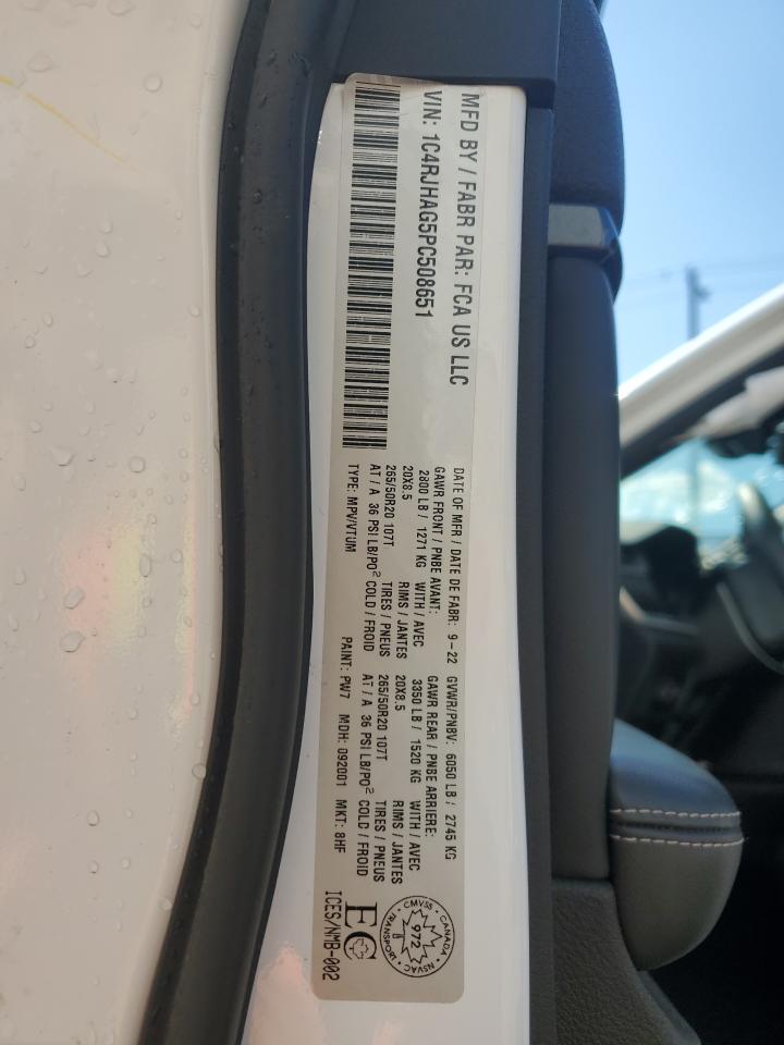 2023 Jeep Grand Cherokee Laredo VIN: 1C4RJHAG5PC508651 Lot: 71157665