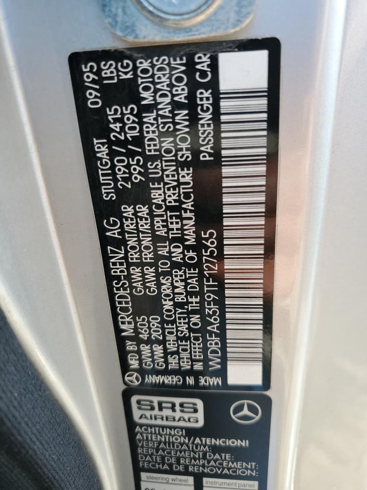 1996 Mercedes-Benz Sl 320 VIN: WDBFA63F9TF127565 Lot: 81149805