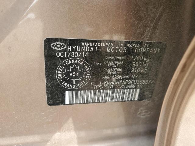 2015 HYUNDAI ELANTRA SE  