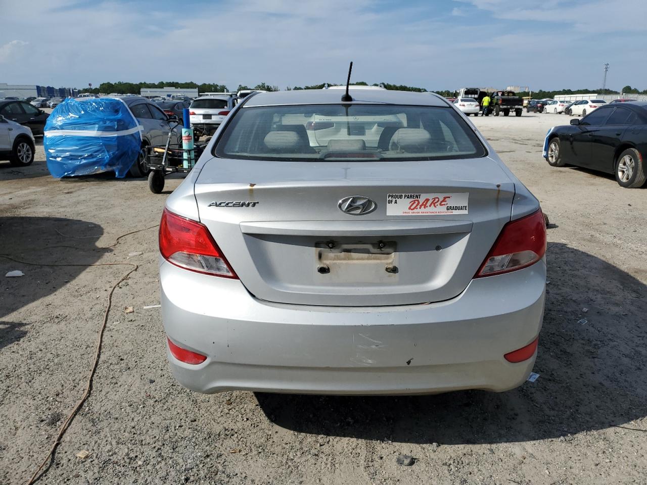 2017 Hyundai Accent Se VIN: KMHCT4AE7HU265701 Lot: 81077085