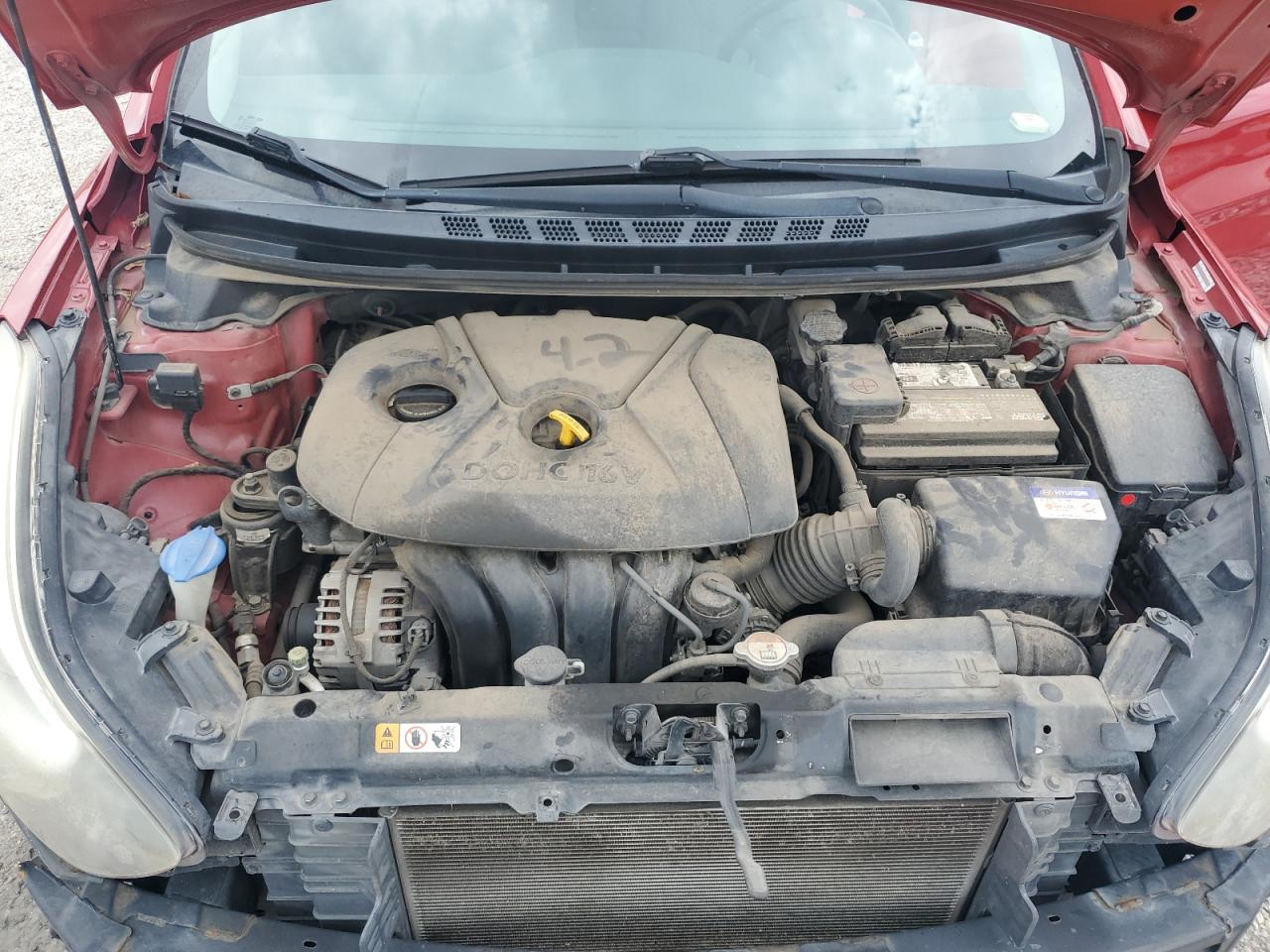 2014 Hyundai Elantra Se VIN: KMHDH4AE3EU191274 Lot: 83878555