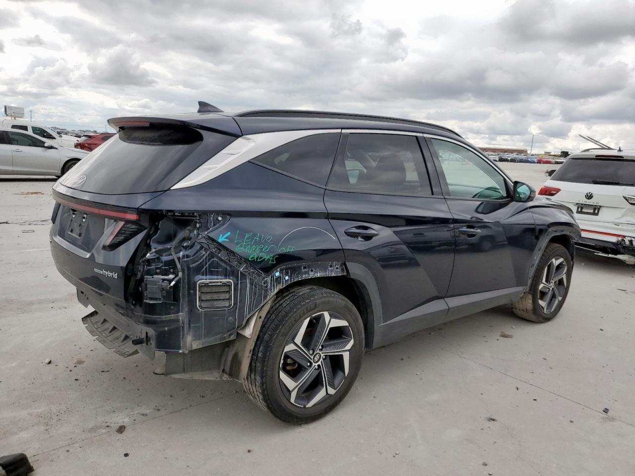 2023 Hyundai Tucson Limited blue null hybrid KM8JECA1XPU096085 photo #4