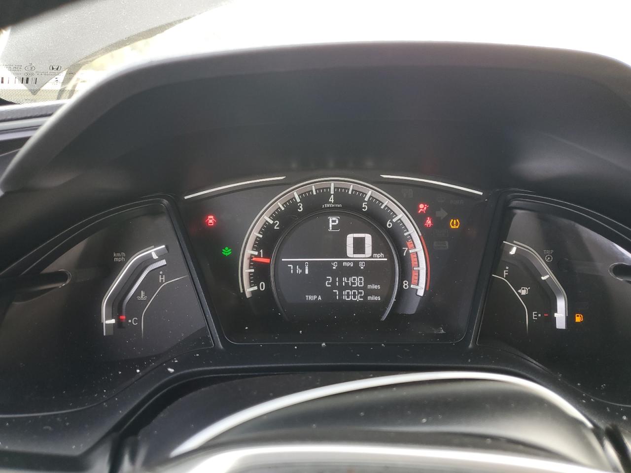 2018 Honda Civic Lx VIN: 2HGFC4B59JH302144 Lot: 84731885