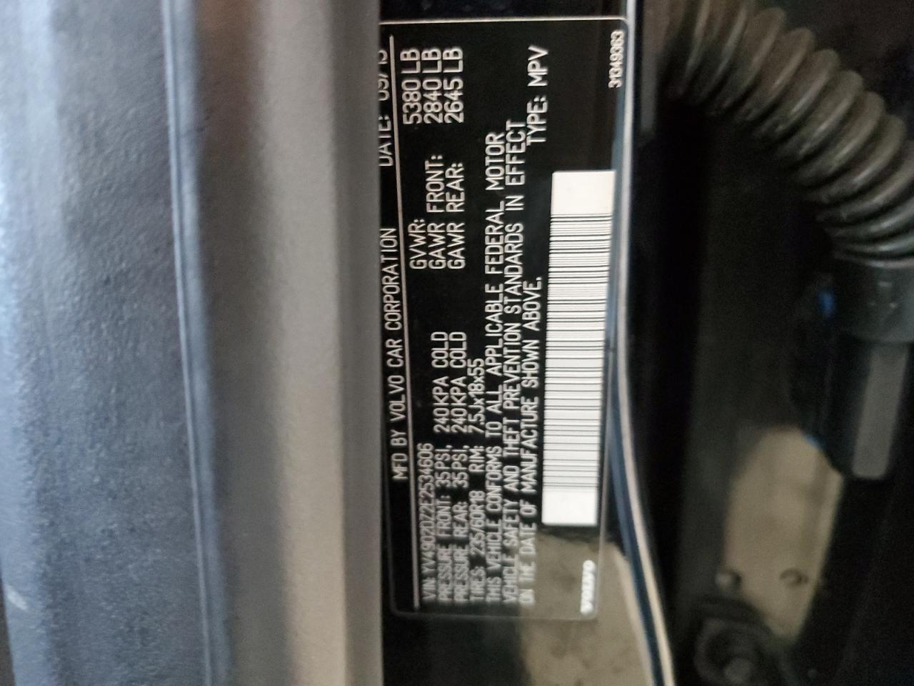 2014 Volvo Xc60 T6 VIN: YV4902DZ2E2534606 Lot: 81335575