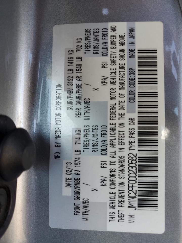 2013 Mazda Mx-5 Miata Grand Touring VIN: JM1NC2PF0D0230582 Lot: 81768355