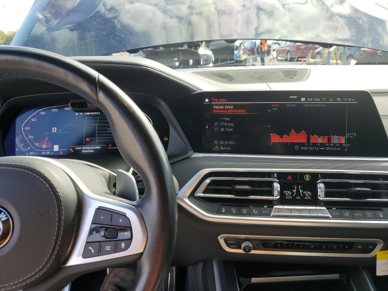 2022 BMW X7 M50I VIN: 5UXCX6C03N9N04762 Lot: 82032305