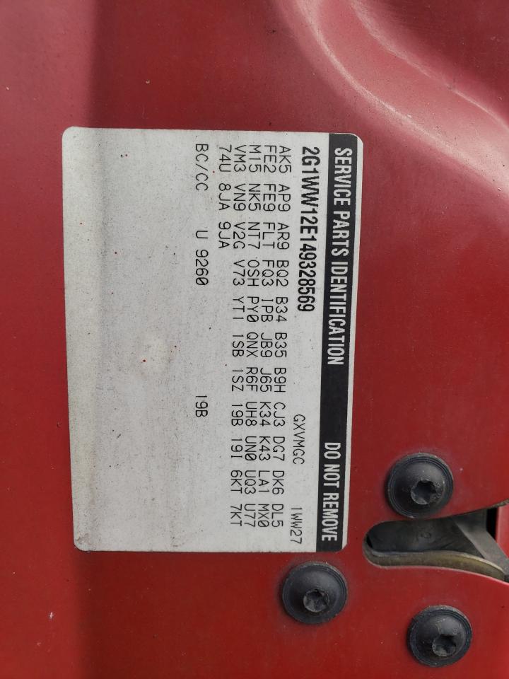 2004 Chevrolet Monte Carlo Ls VIN: 2G1WW12E149328569 Lot: 80143285