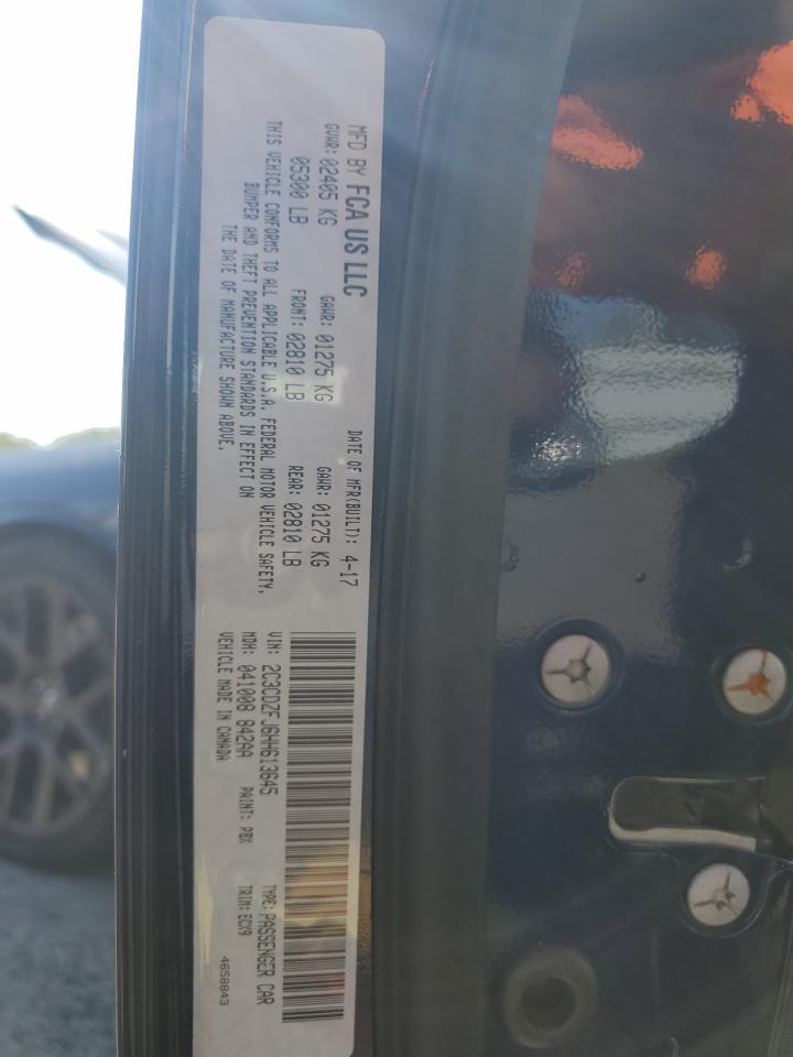 2017 Dodge Challenger R/T 392 VIN: 2C3CDZFJ6HH613645 Lot: 80259205