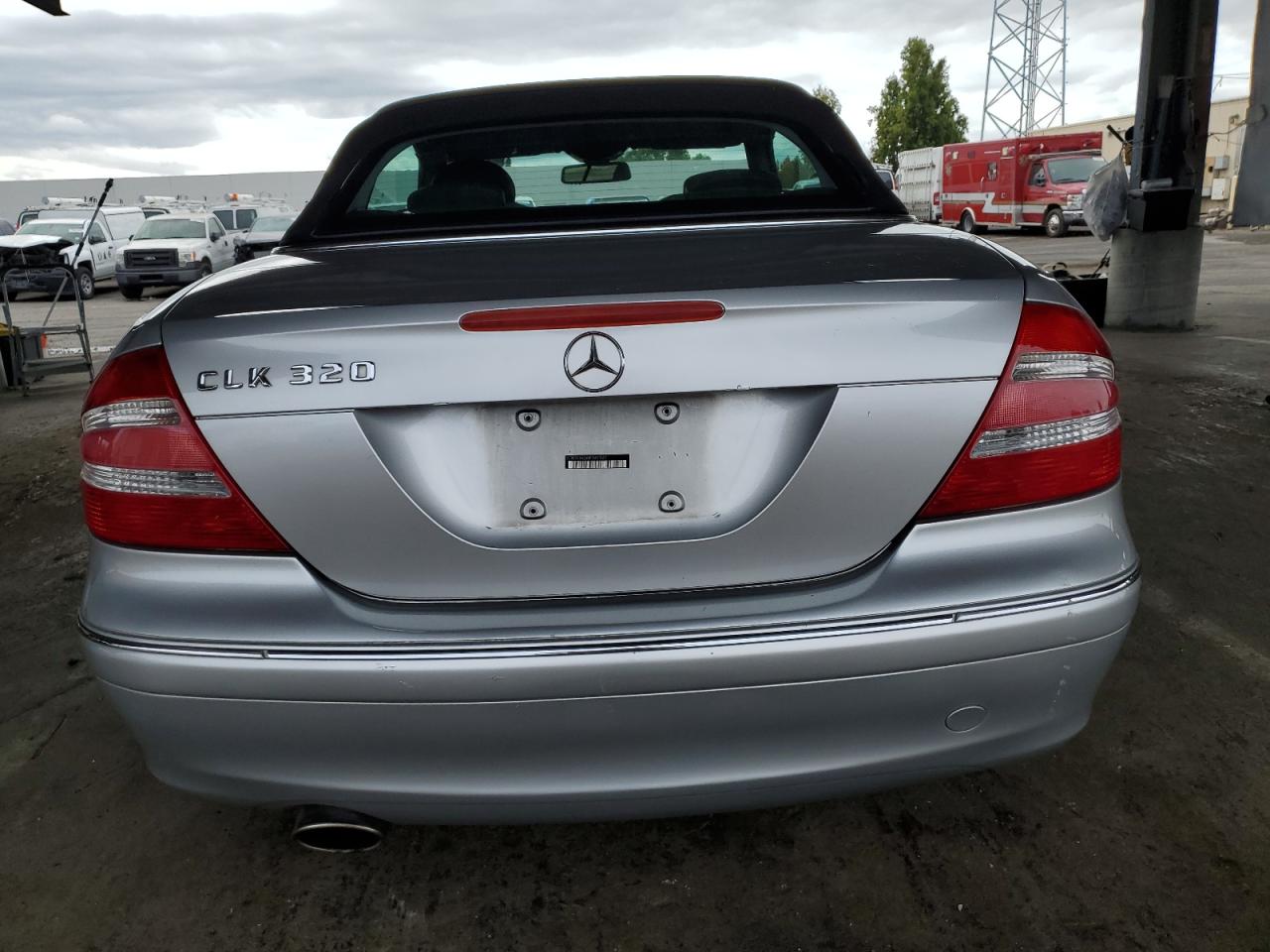 2005 Mercedes-Benz Clk 320 VIN: WDBTK65J55F161927 Lot: 80221675