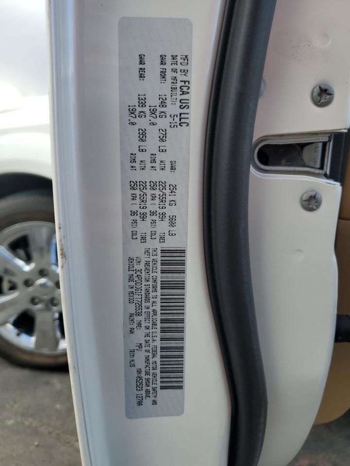 2015 Dodge Journey Limited VIN: 3C4PDDDG1FT725538 Lot: 71289665