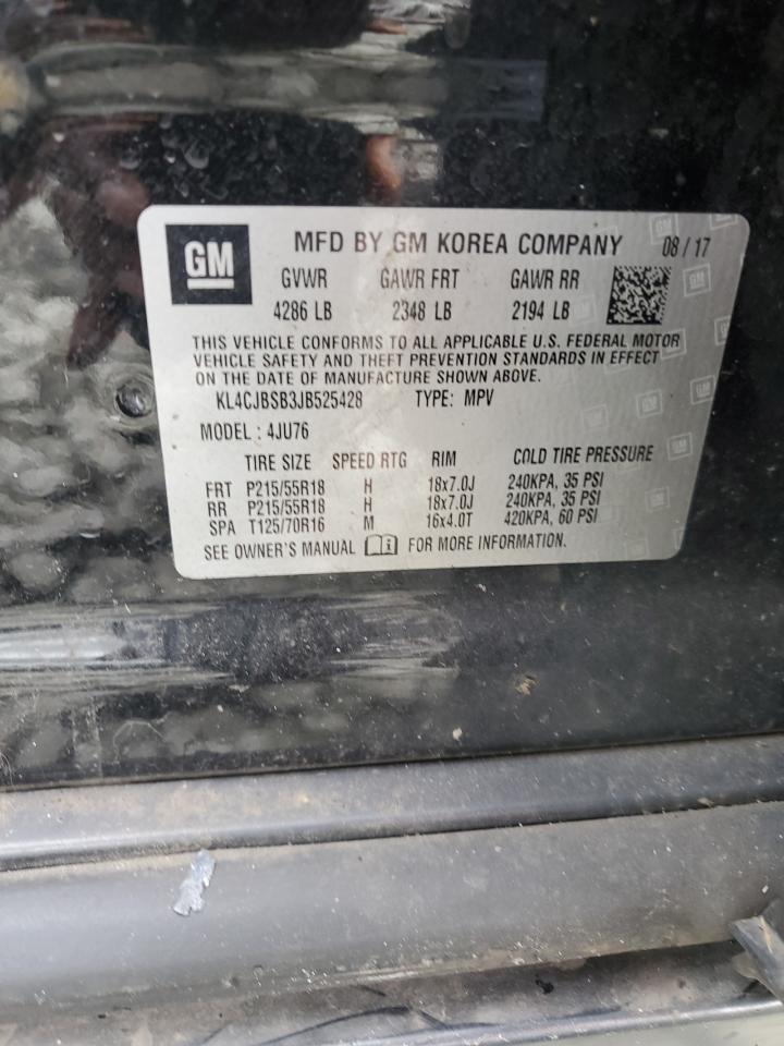 2018 Buick Encore Preferred Ii VIN: KL4CJBSB3JB525428 Lot: 81957795